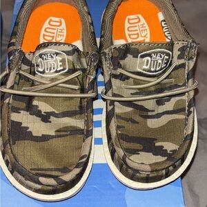 Hey Dude Kids Camouflage Moccasins